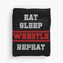 Wrestling Wrestler Duvet Cover