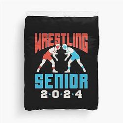 Wrestling Senior 2024 Duvet Cover