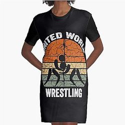united world wrestling Graphic T-Shirt Dress