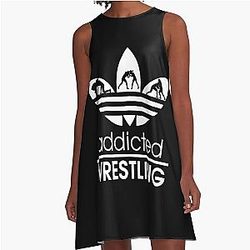 Wrestling addicted A-Line Dress