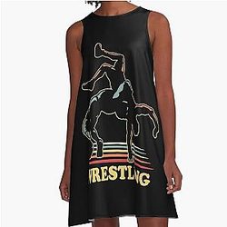 Wrestling competition A-Line Dress