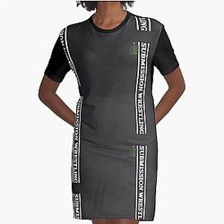 Submission Wrestling Graphic T-Shirt Dress