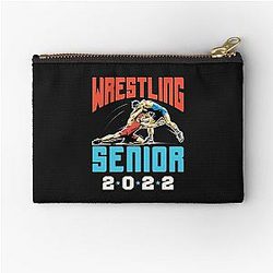 Wrestling Senior 2022 Wrestler Zipper Pouch