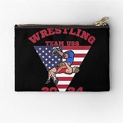 Team USA wrestling  Zipper Pouch