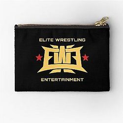 Elite Wrestling Entertainment T-ShirtGolden EWE Elite Elite Wrestling Entertainment Zipper Pouch