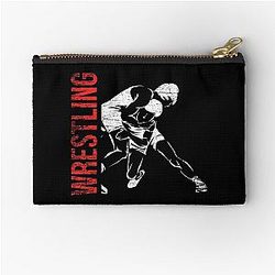 Wrestling Sport Zipper Pouch