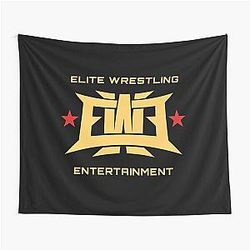 Elite Wrestling Entertainment T-ShirtGolden EWE Elite Elite Wrestling Entertainment Tapestry