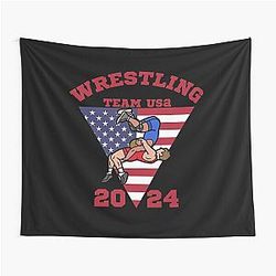 Team USA wrestling  Tapestry