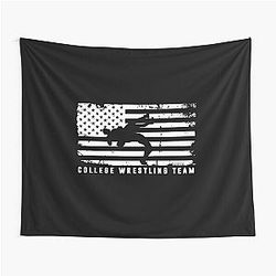 Wrestling Team Tapestry