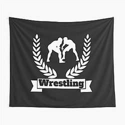 Wrestling design for Teen players, Fans Tapestry