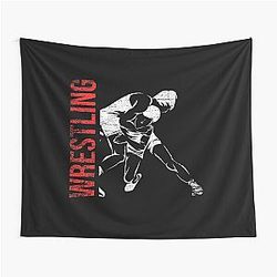 Wrestling Sport Tapestry