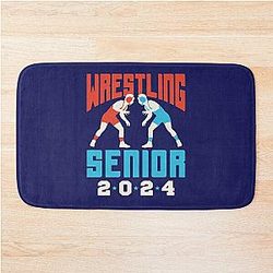 Wrestling Senior 2024 Bath Mat