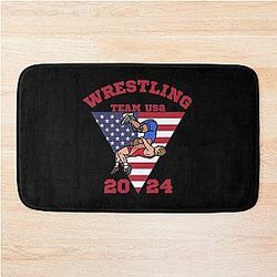 Team USA wrestling  Bath Mat