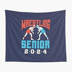 Wrestling Senior 2024 Tapestry