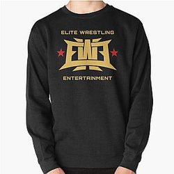 Elite Wrestling Entertainment T-ShirtGolden EWE Elite Elite Wrestling Entertainment Pullover Sweatshirt