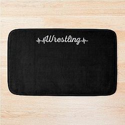 Heartbeat Wrestling Fan Wrestler Accessories Wrestler Gear Bath Mat