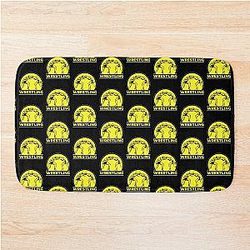 Wrestling Martial Arts Wrestler Wrestle Hobby Bath Mat