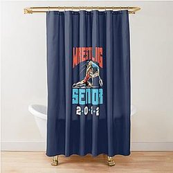 Wrestling Senior 2022 Wrestler Shower Curtain