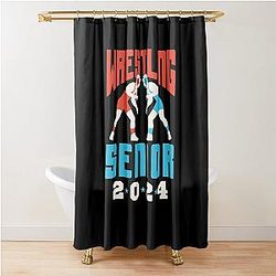 Wrestling Senior 2024 Shower Curtain