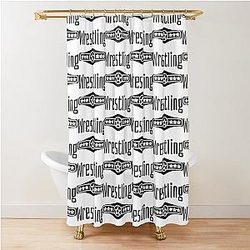 Wrestling Life Shower Curtain