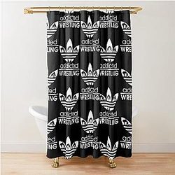 Wrestling addicted Shower Curtain