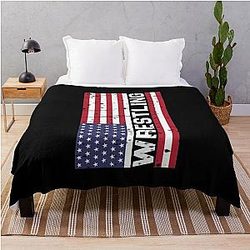 Wrestling Hobby Sport Game Gift Throw Blanket