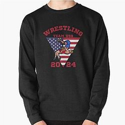 Team USA wrestling  Pullover Sweatshirt