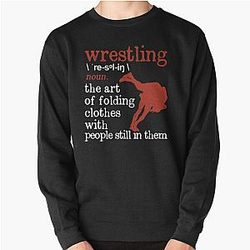 wrestling coach student wrestling lover wrestling Pullover Sweatshirt