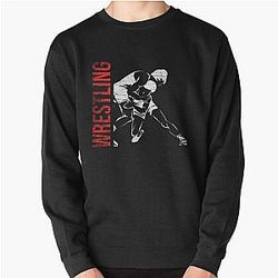 Wrestling Sport Pullover Sweatshirt