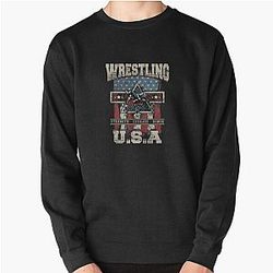 USA Wrestling - Strength - Courage - Honor - For Youth and Men Classic  Pullover Sweatshirt