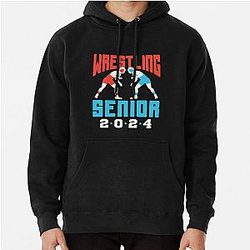 Wrestling Senior 2024 Pullover Hoodie