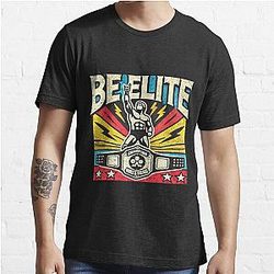 Be Elite Wrestling Retro Champion Belt Essential T-Shirt