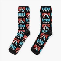 Wrestling Senior 2024 Socks