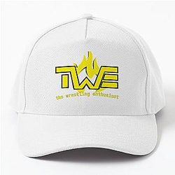 The Wrestling Enthusiast Yellow Logo Baseball Cap