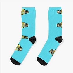 Wrestling Belt I Am Elite Choose Background Color Socks