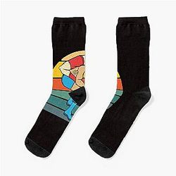 Retro Wrestling Shirt For Amateur Or Professional Wrestler "Back throw" T-shirt Design Wrestling Socks