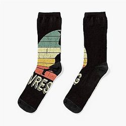 Retro Wrestling Shirt For Amateur Or Professional Wrestler "Back throw" T-shirt Design Wrestling Socks