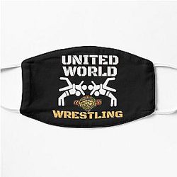 united world wrestling  masks  Flat Mask
