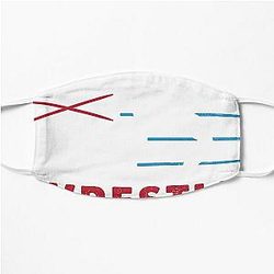 Eat Sleep Wrestle Gift Idea Wrestler Wrestling Coach graphic Flat Mask