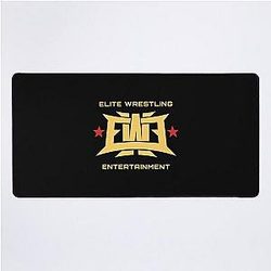 Elite Wrestling Entertainment T-ShirtGolden EWE Elite Elite Wrestling Entertainment Desk Mat