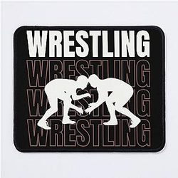 Grapple Galore: Wrestling Mouse Pad