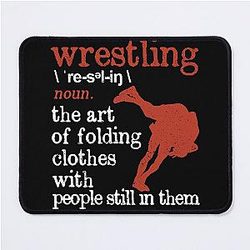 wrestling coach student wrestling lover wrestling Mouse Pad