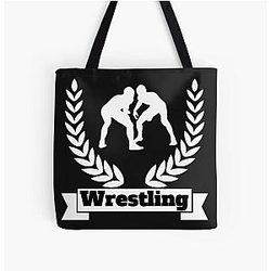 Wrestling design for Teen players, Fans All Over Print Tote Bag