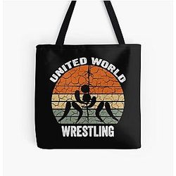 united world wrestling All Over Print Tote Bag
