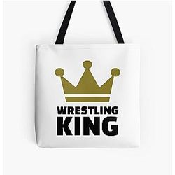 Wrestling King champion All Over Print Tote Bag