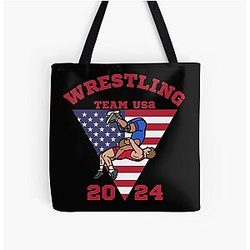 Team USA wrestling  All Over Print Tote Bag