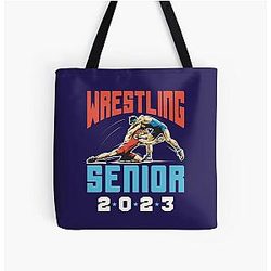 Wrestling Senior 2023 All Over Print Tote Bag