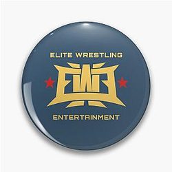 Elite Wrestling Entertainment T-ShirtGolden EWE Elite Elite Wrestling Entertainment Pin