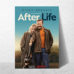 After Life is a black comedy-drama series After Life Posters