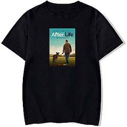 After Life stars Ricky Gervais as Tony Johnson After Life T-Shirts